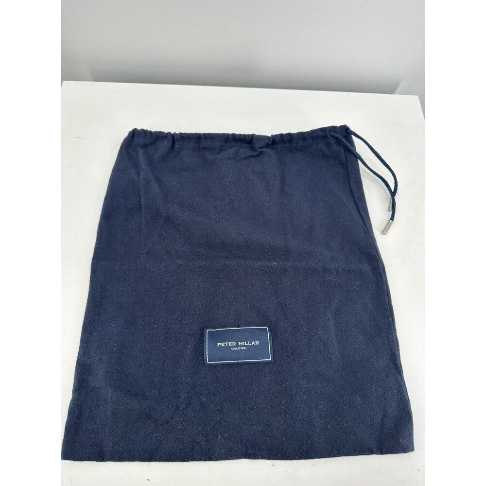 Peter Millar Collection Blue Shoe Dust Bag Drawstring 12.5 X 14.5” (B-6)
